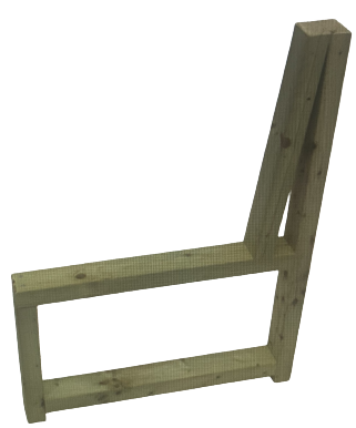 garden bench wooden frame